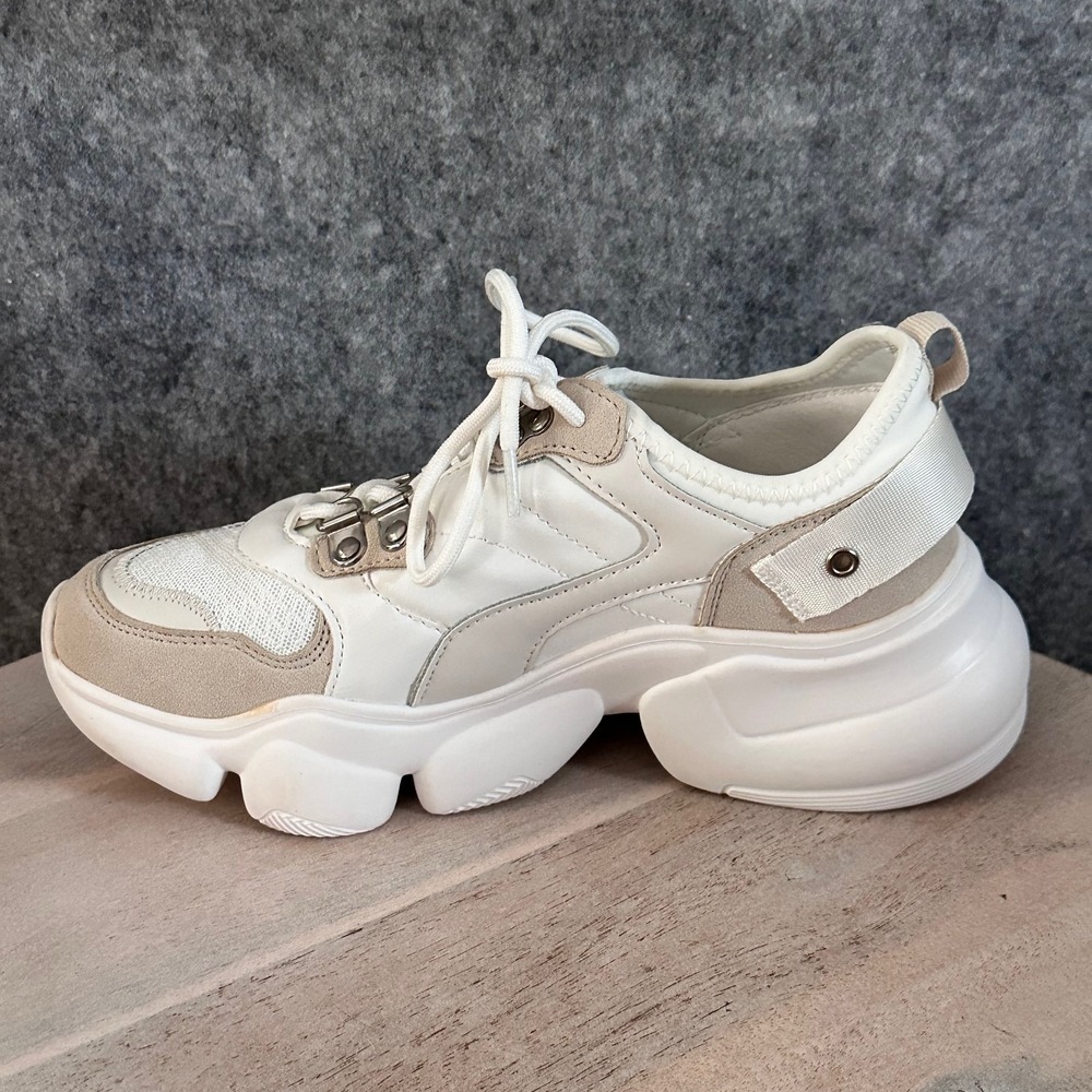 Berness Women Size 9 Chunky Platform Sneakers Thick Sole Walking Casual Trainers - Picture 10 of 16